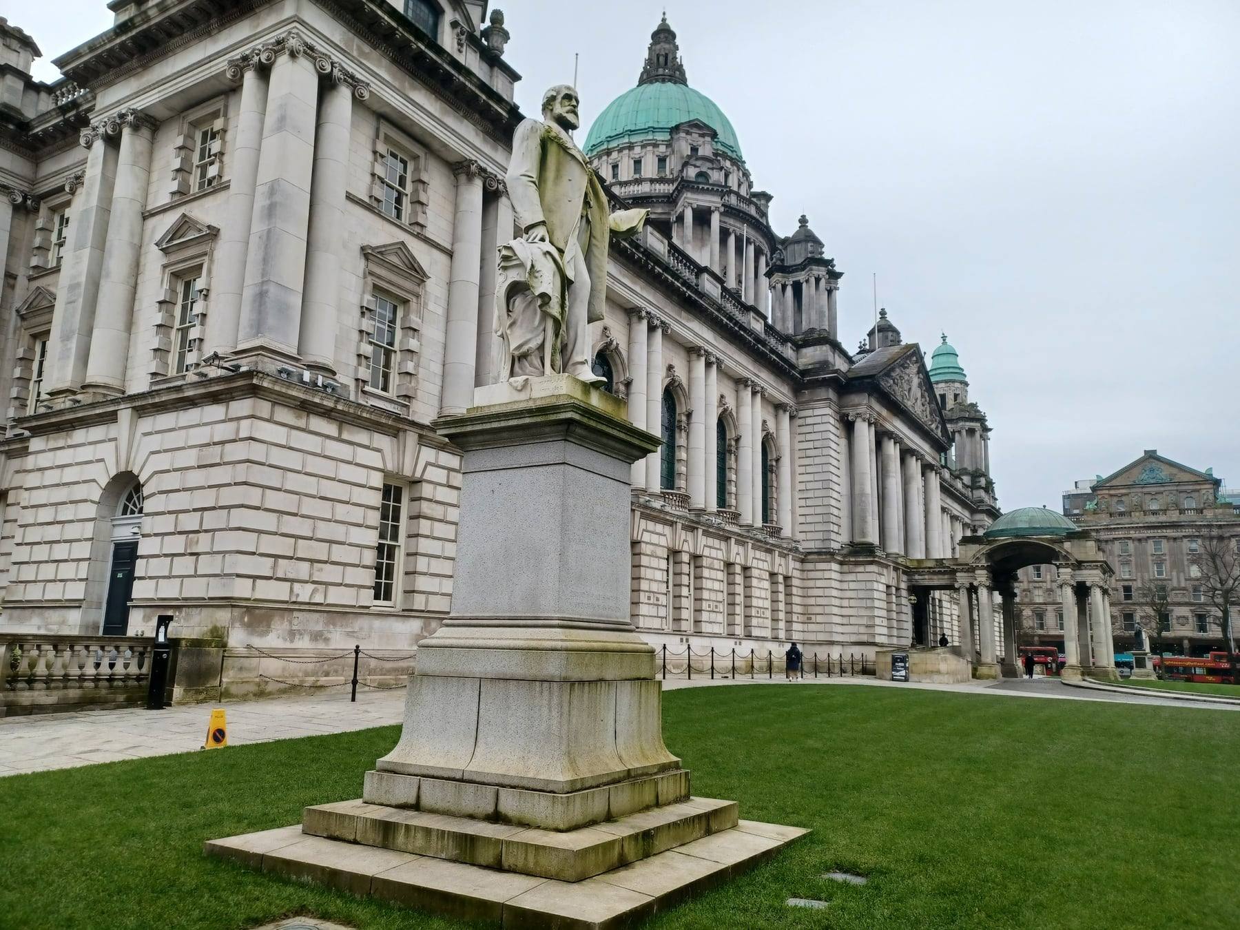 Belfast City Hall and its green dome