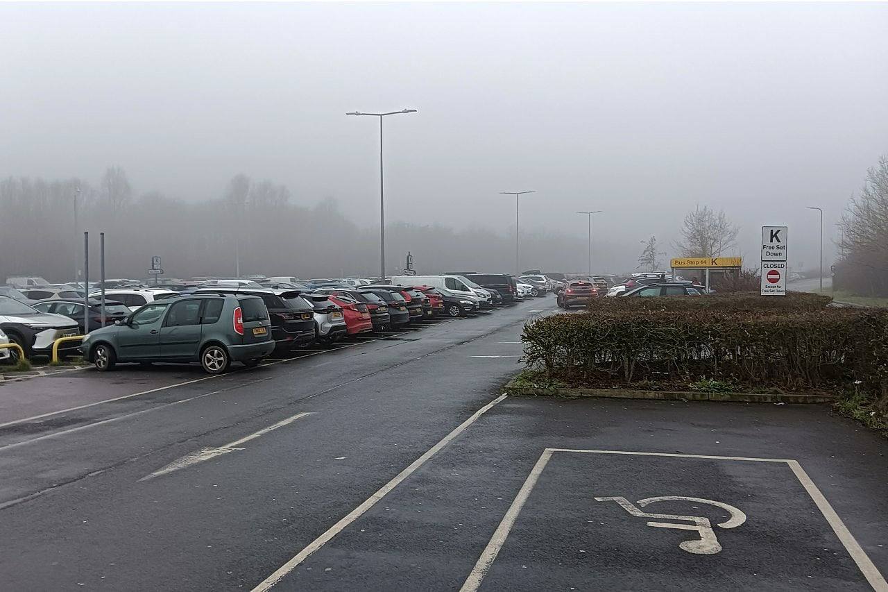 The Mid Stay car park at London Stansted Airport